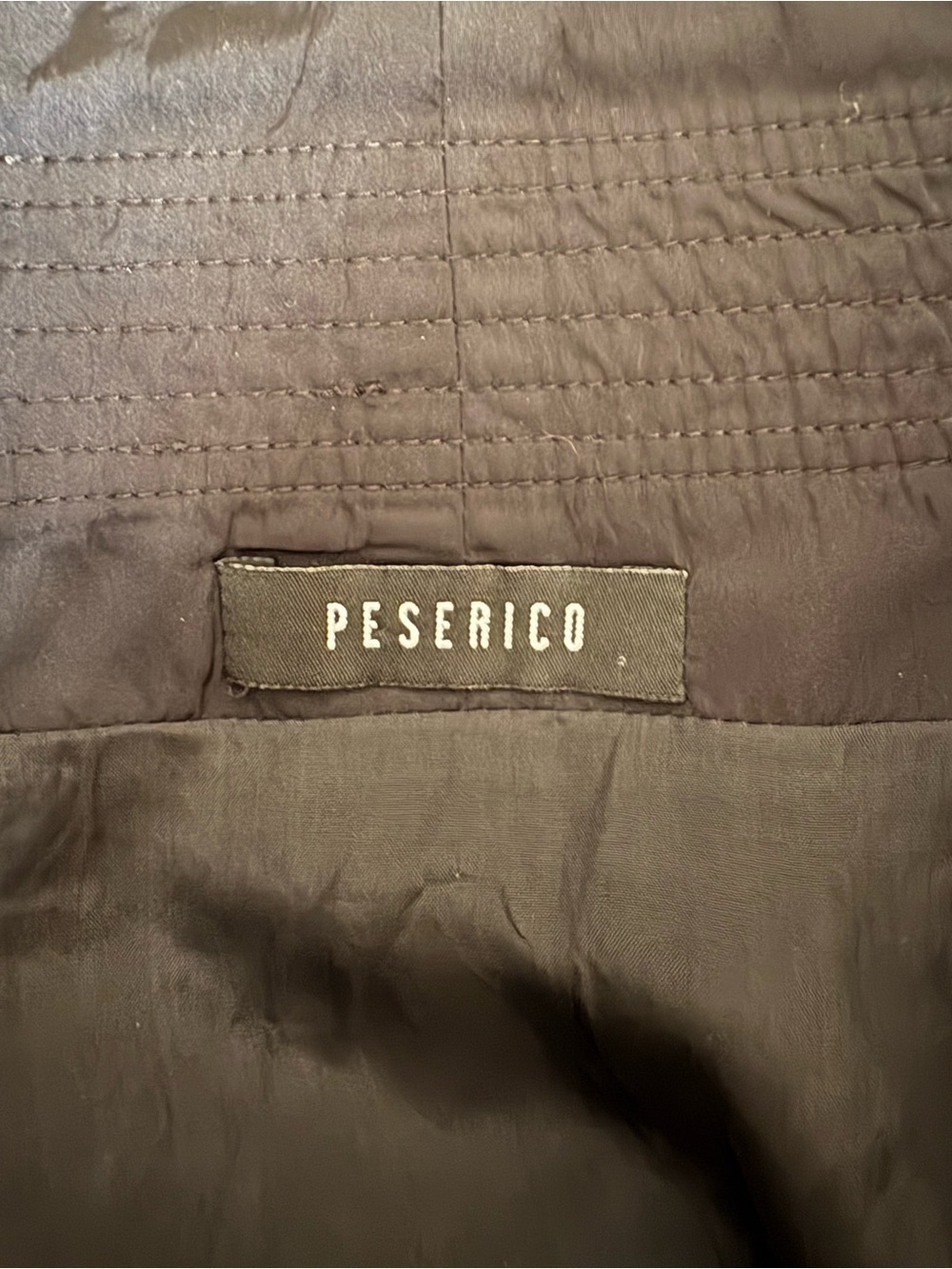 Peserico Black A-Line Satin Bubble Skirt - Picture 4 of 10